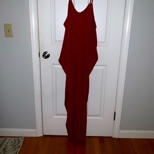 Red dress/ pool cover up